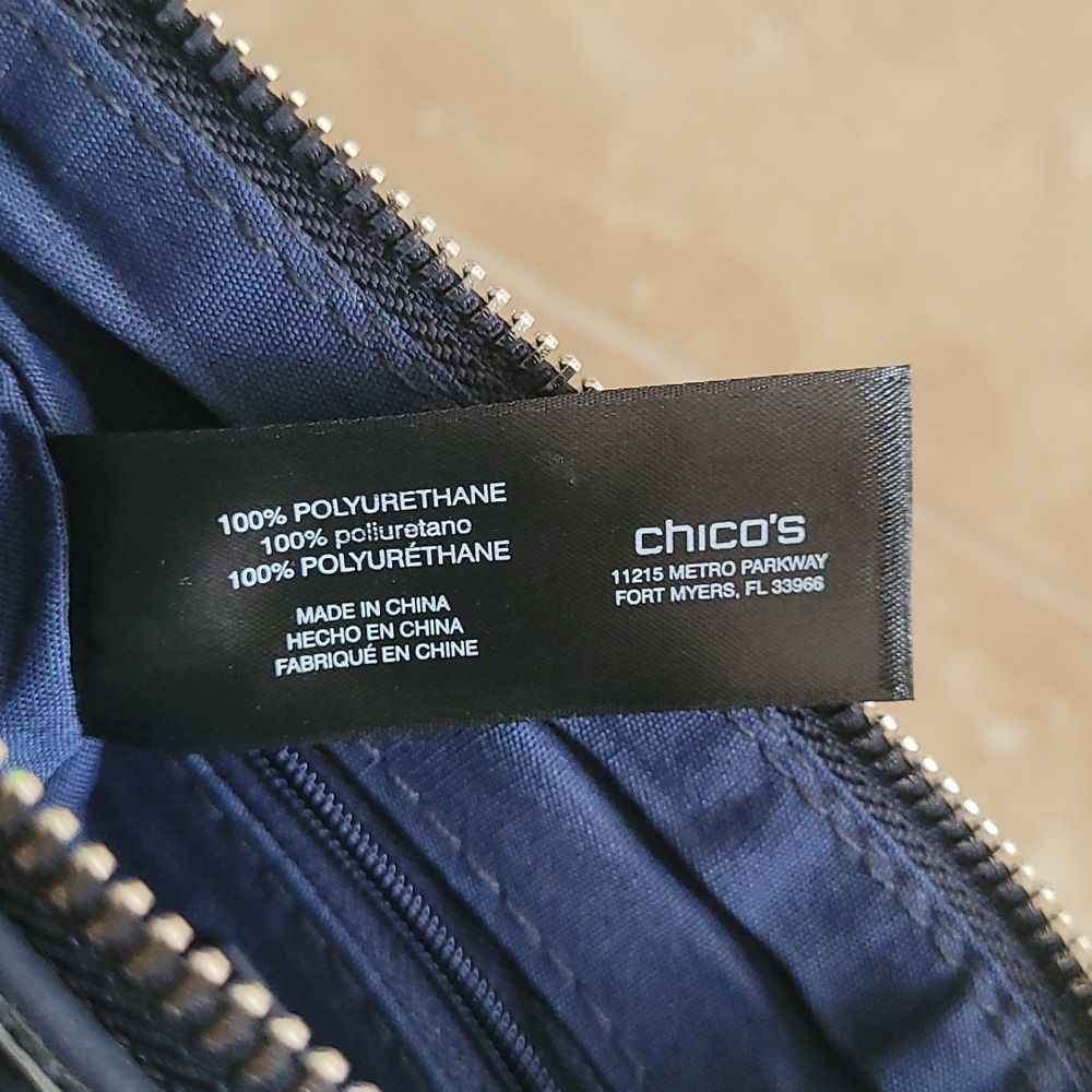 *NEW* Chico's Black & Silver Jubilee Fringe Crossbody Clutch - Picture 7 of 10